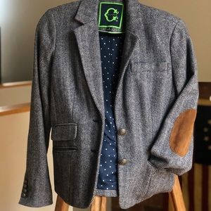 C. Wonder herringbone blazer. Size 4. Brand new.